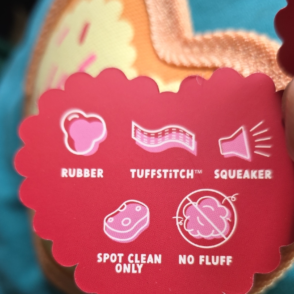 BARK Yours Chewly Cake and Deep Roots Carrot Dog Toys - Picture 4 of 4